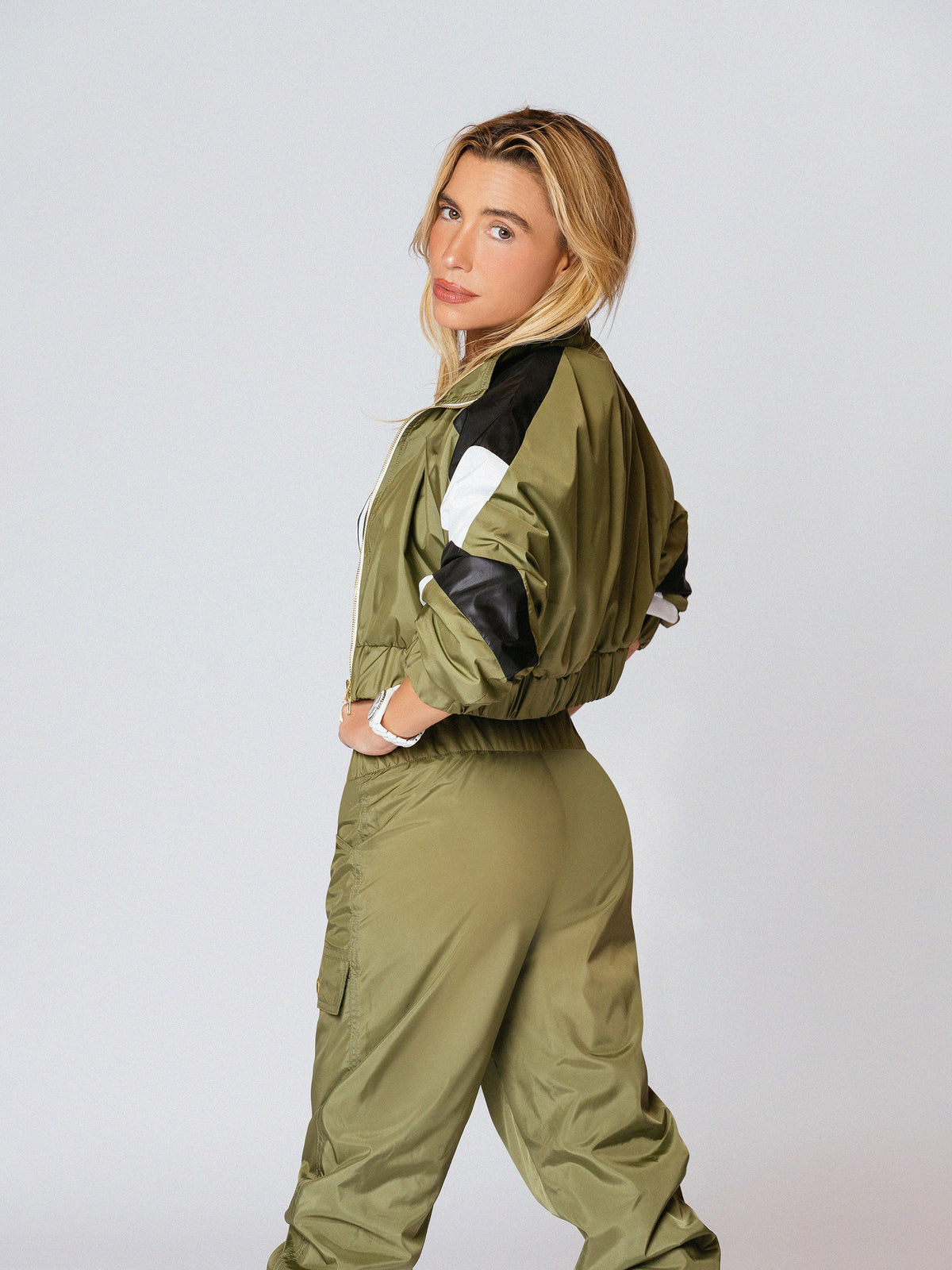 Roll up TA track pant