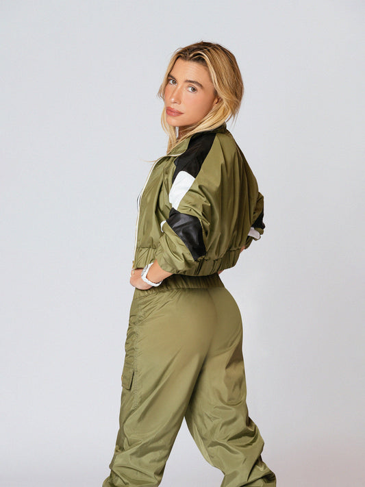 Roll up TA track pant