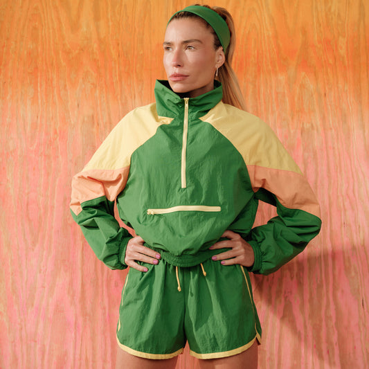 PRE-ORDER: Breeze Windbreaker Jacket (Green)-