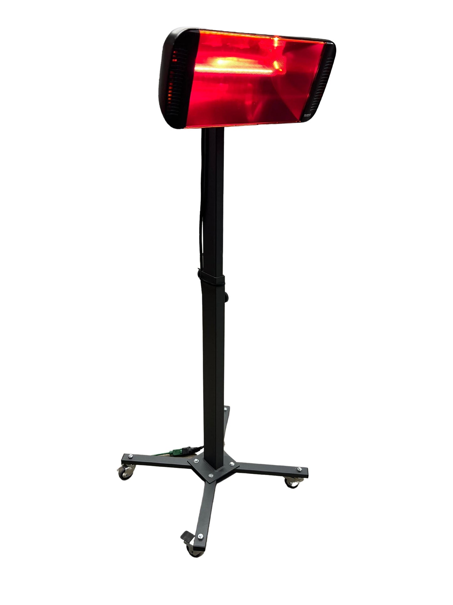 Heliosa 66 Black Heater + Rolling Stand Package