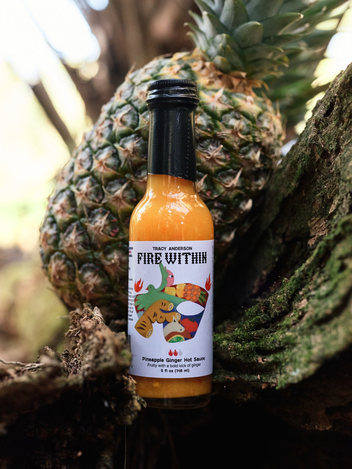 Fire Within Hot Sauce (Pineapple-Ginger)