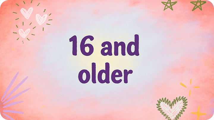 16 and older
